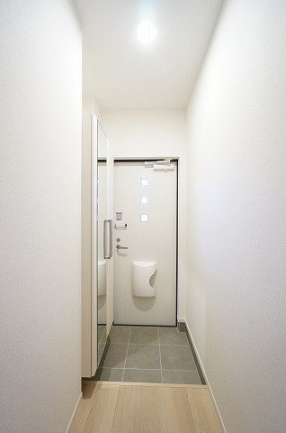 セレノ新白河Ｂの玄関