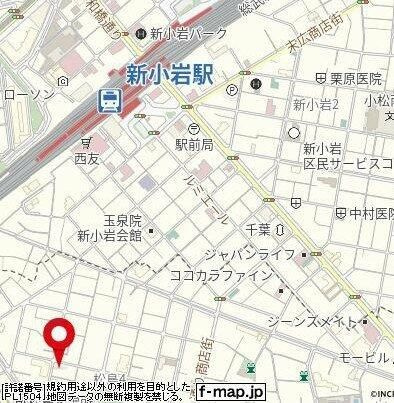 ＭＥＬＤＩＡ松島四丁目の地図
