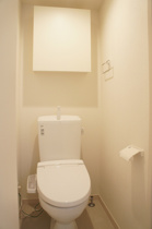 ゆったりとした空間のトイレです