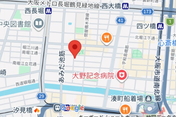 サンライフ堀江の地図
