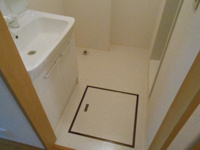 忙しい朝には欠かせない洗面所です