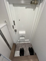 シンプルで使いやすい玄関です