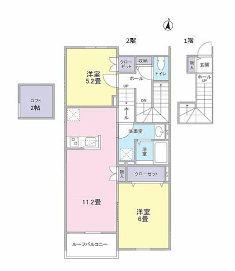 【間取り】 | La Tiara Fussa(ラティアラフッサ)