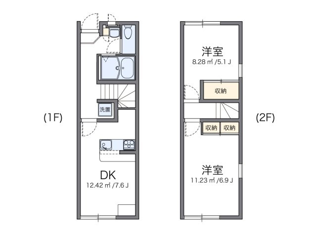 代表的な間取のため実際の間取とは異なる場合があります
