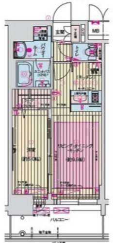 【間取り】 | プレサンス梅田東クォーレ