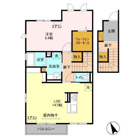 ヴィラシルフィードの間取り