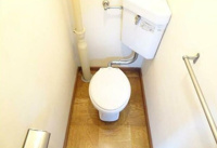 清潔感のあるトイレです