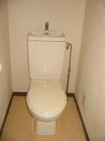 清潔感のあるトイレです