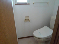 シンプルで使いやすいトイレです