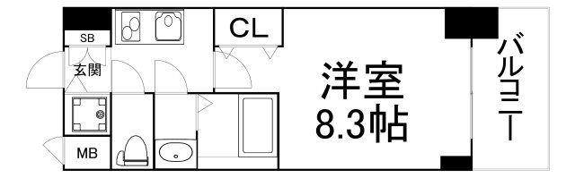 【間取り】 | サムティ本町橋II MEDIUS