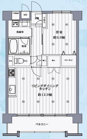 日興パレス大森の間取り