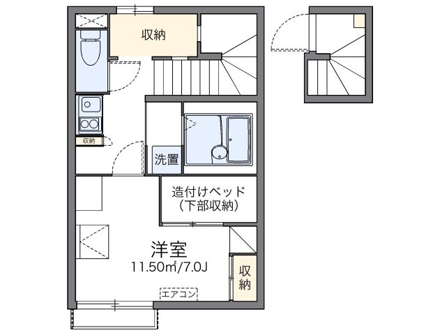 代表的な間取のため実際の間取とは異なる場合があります