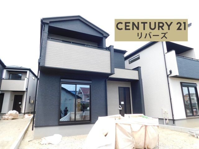 清須市中河原の新築一戸建の外観|☆３号棟☆　　いつでもご案内できます♪（お問合せ当日、平日、水曜、夜間もＯＫ）　長期優良住宅！　ＺＥＨ水準住宅！　駐車並列３台ＯＫ！　続き間ＬＤＫ２１．５帖♪　収納豊富な間取り♪