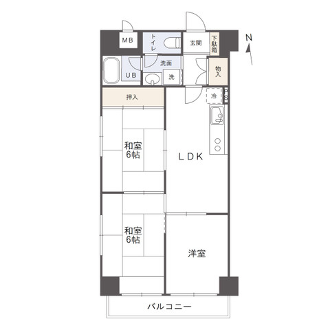 ダイアパレス丸の内の間取り