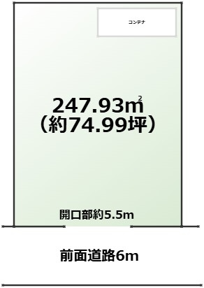 宮代町東貸地の間取り