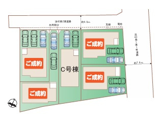 【前面道路含む現地写真】 | 新築戸建／ふじみ野市亀久保３丁目（全5区画）