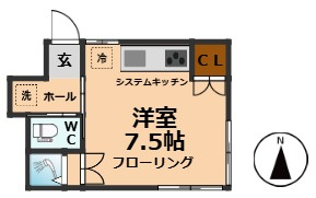 【間取り】 | 清月荘