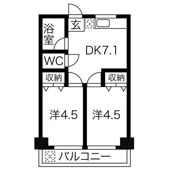【間取り】 | 向陽ビル