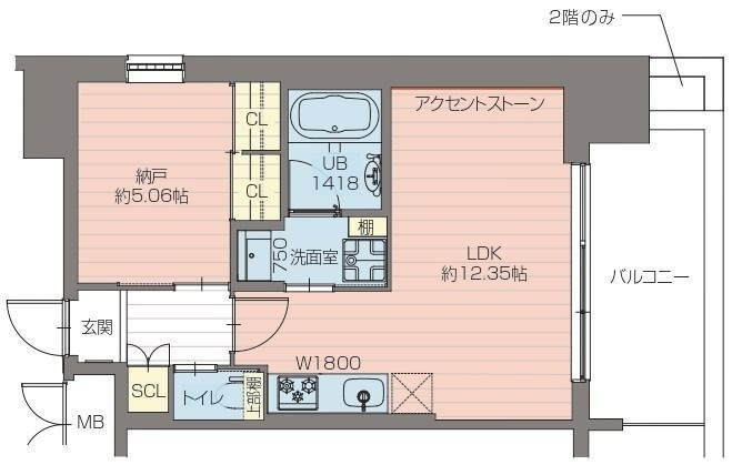 プレジオ阿波座9-15Fの間取り
