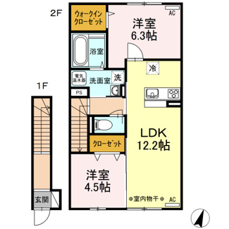 【間取り】 | エレガンテ フィオーレ