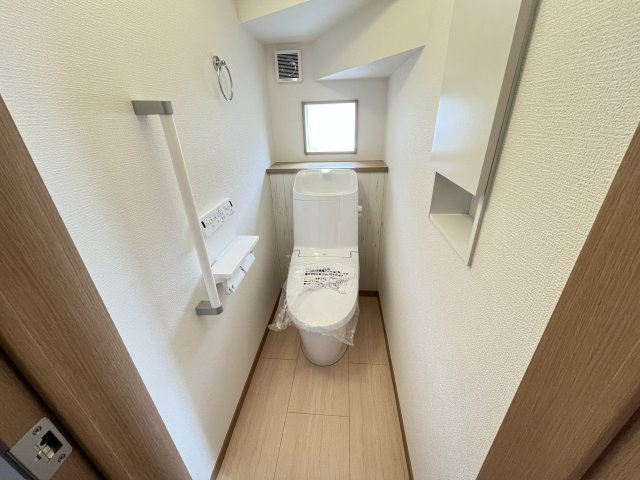 ワイウッドコート久喜市青葉第7期のトイレ|コンパクトで使いやすいトイレです
