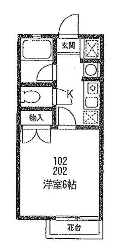 メルベーユ　アビテの間取り