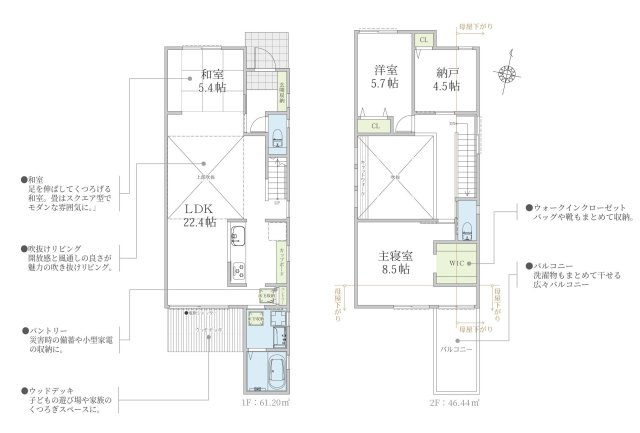 【間取り】 | 椚田町新築戸建 | 3SLDKは、サービスルーム、3つの居室、リビングダイニングキッチンを備えた間取り。収納や趣味のスペースを確保しつつ、広々としたリビングで家族団らんを楽しめます。ファミリー層に非常に人気のある間取り。