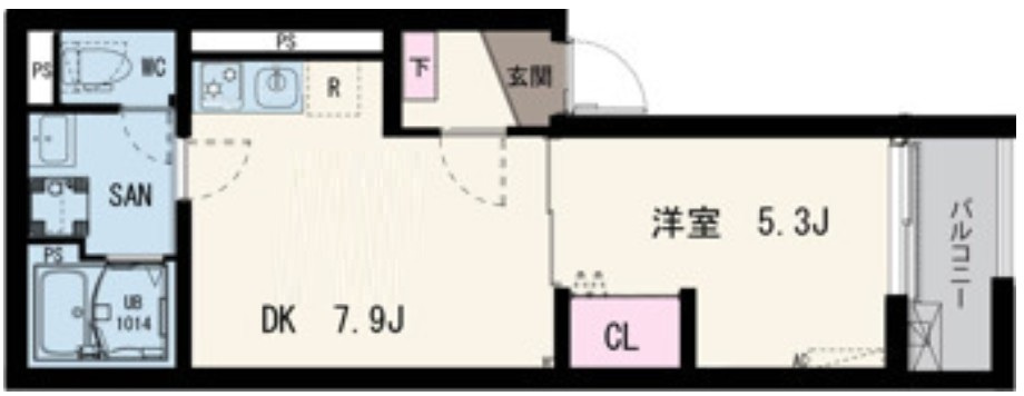イクシオ小松川の間取り