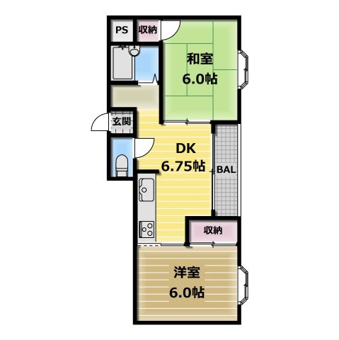 【間取り】 | 第3タナックマンション