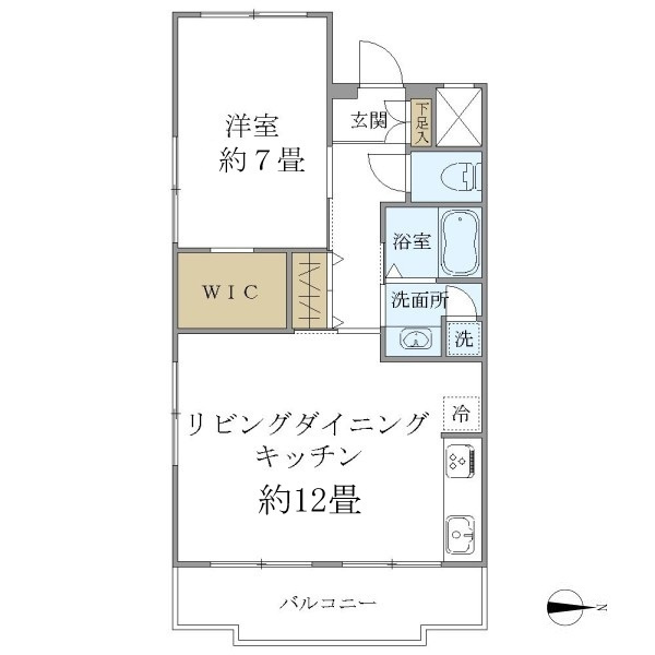 グランドール梶山の間取り