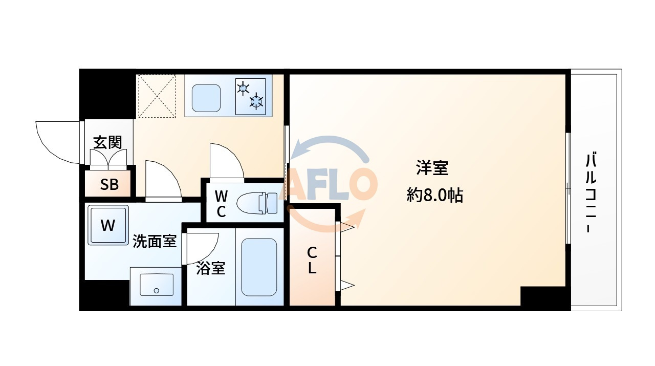 エルソル江坂の間取り|エルソル江坂　間取り