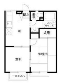 船橋市咲が丘４丁目のアパートの間取り