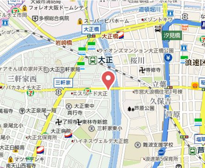 【地図】 | エステージ難波WEST