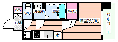 【間取り】 | エステージ難波WEST