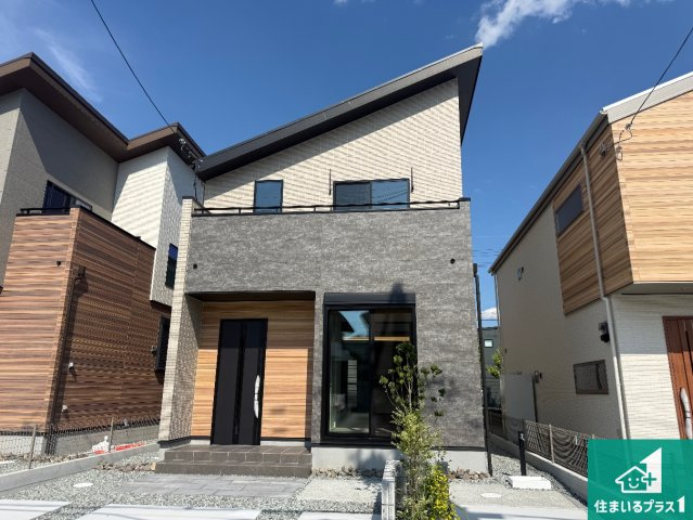 河内長野市南花台　新築一戸建ての外観|お客様に長く安心して住んでいだだける事にこだわった家づくり！住んでからのアフターサービスにもしっかりと取り組んでいます！