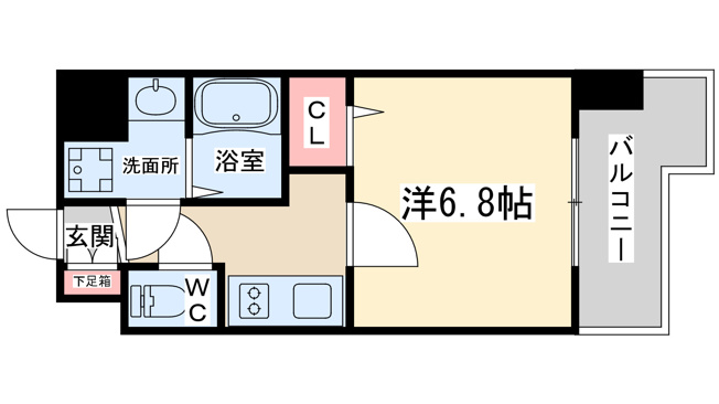 【間取り】 | アドバンス東梅田アクシス