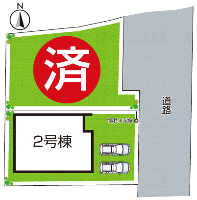 ●29(土)30(日)現地案内可能！　北葛城郡広陵町三吉大垣内の区画図|全2区画