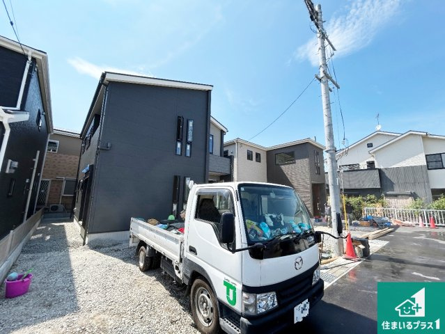 ●29(土)30(日)現地案内可能！　北葛城郡広陵町三吉大垣内の外観|建築中ですが現地を見ると分かる事もございますので、ぜひ一度現地をご覧ください。