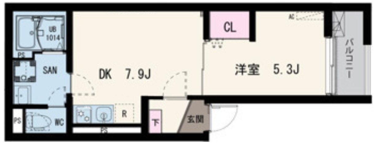 イクシオ小松川の間取り