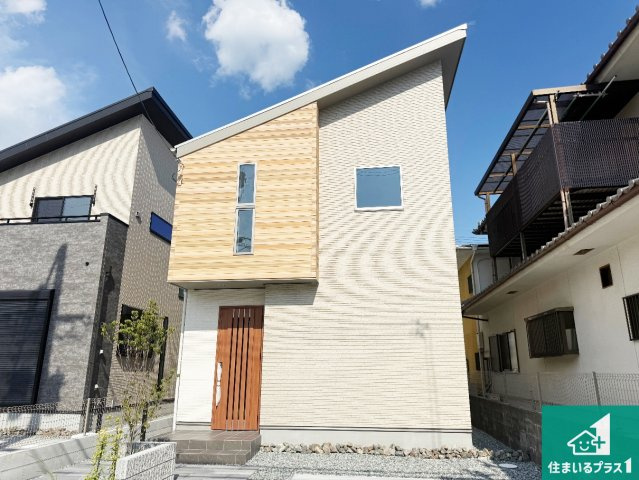 河内長野市南花台　新築一戸建ての外観|お客様に長く安心して住んでいだだける事にこだわった家づくり！住んでからのアフターサービスにもしっかりと取り組んでいます！