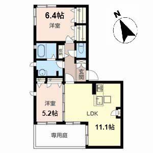 【間取り】 | 浜寺アパートメント