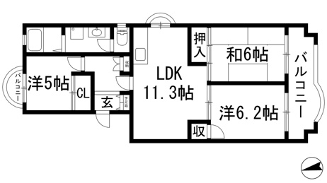 【間取り】