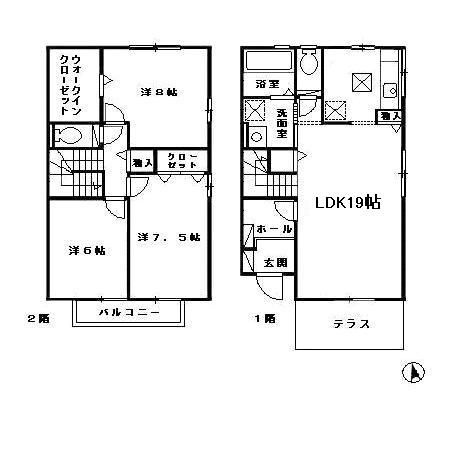 ソリアート レジデンス　Ｅの間取り