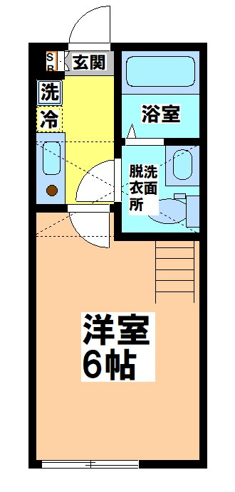 杉並区久我山４丁目のアパートの間取り