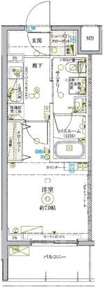 KDXレジデンス池袋ウエストの間取り