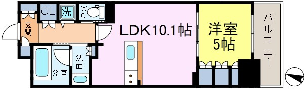 パレステージ新小岩ファストコートの間取り