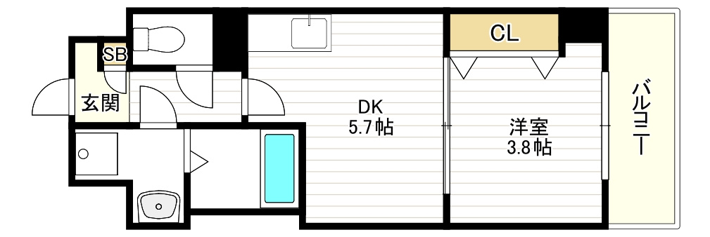 ARCA九条の間取り