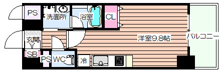 【間取り】 | エルセレーノ東三国
