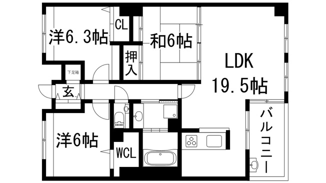 【間取り】 | ヴィラウノカ