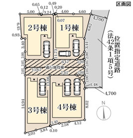 リーブルガーデン堺市中区堀上町4期の区画図